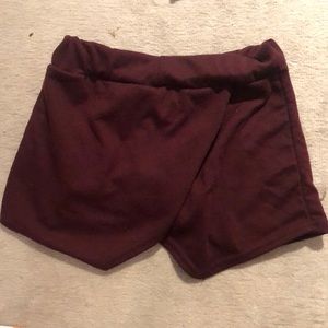Maroon skort